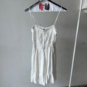 Like New Forever 21 White Rayon Dress